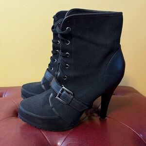 Aldo Black Women's High Heel Ankle Boots